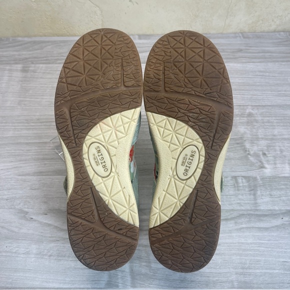 Earth Origins Effie Dusty Green Suede Fisherman Comfort Sandals Women’s size 7.5 - Picture 5 of 12